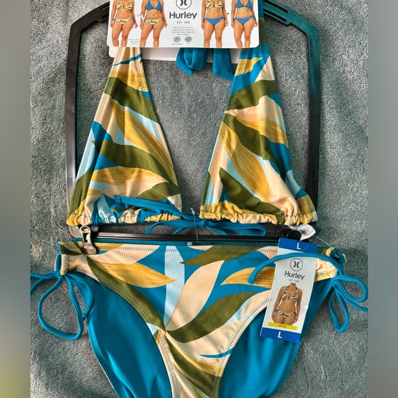 NWT HURLEY women’s reversible bikini L - Picture 4 of 5